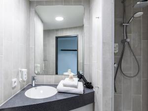 Koupelna v ubytování B&B Hotel Lübeck