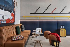 Posedenie v ubytovaní Moxy Vienna City East
