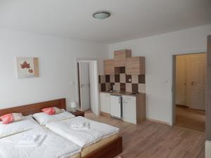 Postel nebo postele na pokoji v ubytování Dueta Apartment