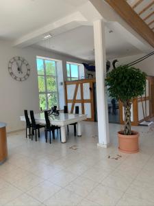 Posezení v ubytování Luxus-Loft Atrium -X-