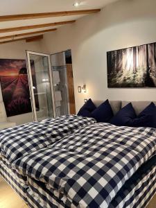 Postel nebo postele na pokoji v ubytování Luxus-Loft Atrium -X-