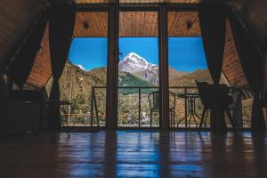 山景或在度假屋看到的山景