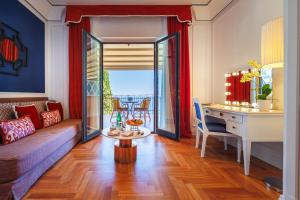 Zona d'estar a Grand Hotel San Pietro Taormina