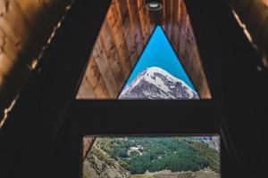 山景或在度假屋看到的山景