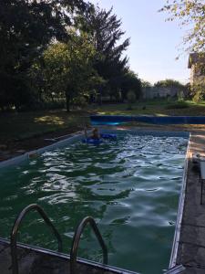 בריכת השחייה שנמצאת ב-Vercors en Vert , chambres d'hôtes de charme או באזור