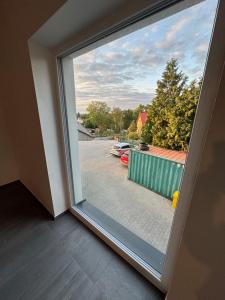Balkón alebo terasa v ubytovaní Byt apartman 73m2 Klid příroda Parking FREE
