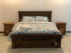 Postel nebo postele na pokoji v ubytování Villa del Carmen