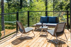 Balkón nebo terasa v ubytování Chalet Alpine by Tremblant Platinum