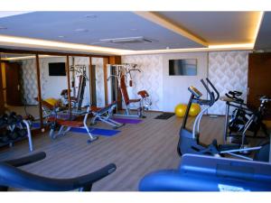 Fitnesscenter och/eller fitnessfaciliteter på Ankawa Royal Hotel & Spa