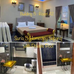 Posezení v ubytování Suria 3 Sepang with private pool