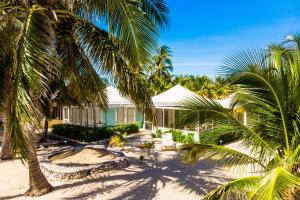 a house on the beach with palm trees at Sea Biscuit at The Sea Lodges in Driftwood Village