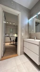 Koupelna v ubytování Tromso Center Apartment
