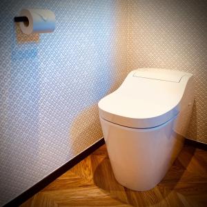 a bathroom with a toilet and a roll of toilet paper at Snowman apartments - Vacation STAY 15949v in Iiyama