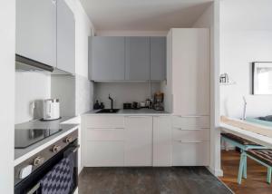 Kuchyňa alebo kuchynka v ubytovaní Apartament doris doris