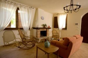 Χώρος καθιστικού στο Agriturismo Poggio del Bolognino