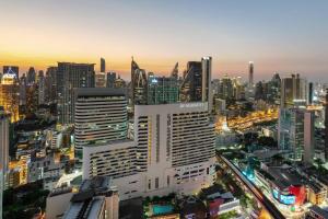 Ett flygfoto av JW Marriott Hotel Bangkok