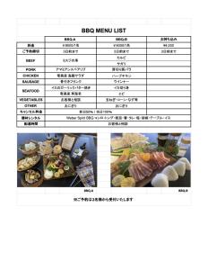 una lista de alimentos para un restaurante de sushi en Guest house yamahide, en Tatsugo
