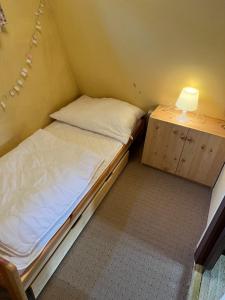 Postel nebo postele na pokoji v ubytování Chata Sofie