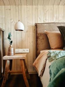Letto o letti in una camera di Bird nest