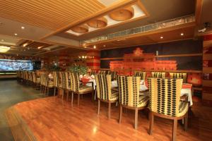 O2贵宾酒店餐厅或其他用餐的地方