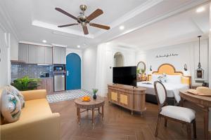 Nhà bếp/bếp nhỏ tại Pavillon Boutique Hotel & Apartment Nha Trang