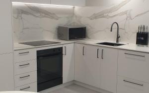 Kuchyň nebo kuchyňský kout v ubytování Apartment Twelve