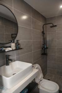 Ванная комната в Bassa nova villa