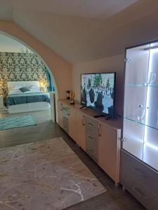Μια τηλεόραση ή/και κέντρο ψυχαγωγίας στο Maria City Apartament