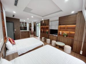 TV a/nebo společenská místnost v ubytování Trung Đức Homestay