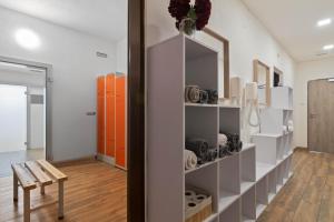 Kuchyň nebo kuchyňský kout v ubytování Hotel Červenohorské sedlo