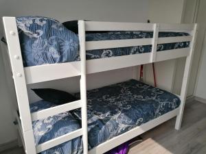 a couple of bunk beds in a room at Colón Vistas in Madrid