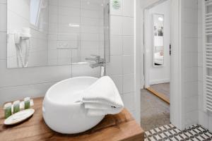 Koupelna v ubytování Downtown Bratislava B&B