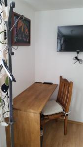 TV a/nebo společenská místnost v ubytování Lagarfell Studios