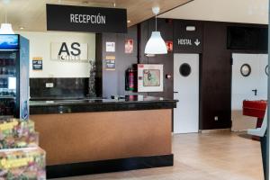 The lobby or reception area at AS Monreal del Campo
