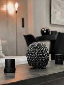 Posezení v ubytování CASAGOLD Glyfada Luxury Apartment Near The Sea