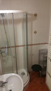 Ванная комната в Penzion Werbew