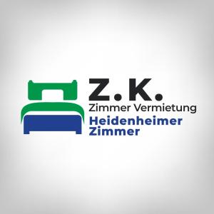 ハイデンハイム・アン・デア・ブレンツにあるHeidenheimer Zimmerの夏のzkのロゴ