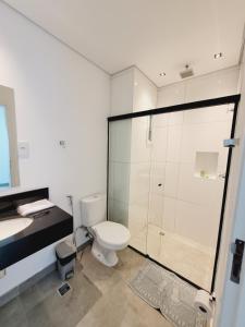 A bathroom at Mimos Hospedagem