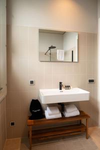 Koupelna v ubytování Boutique Hotel Kint