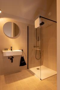 Koupelna v ubytování Boutique Hotel Kint