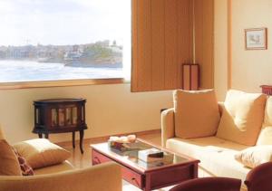 Ruang duduk di Hotel Port Sitges