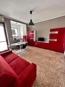 Χώρος καθιστικού στο Casa Voli
