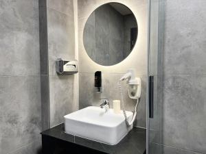 Koupelna v ubytování Hotel Da Toni