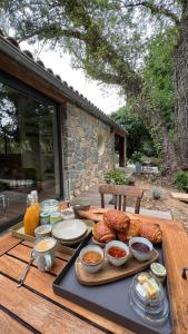 Možnosti raňajok pre hostí v ubytovaní BoisBolchet Ecolodge-SPA