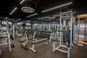 Fitness centrum a/nebo fitness zařízení v ubytování Rosemond Al Hamra