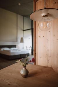 Boutique-Hotel Ballguthof am Golfplatz客房内的一张或多张床位