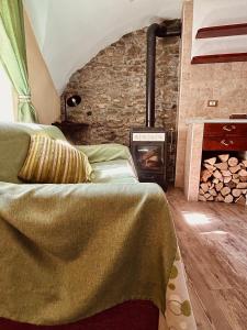 Posezení v ubytování B&B Terra di confine