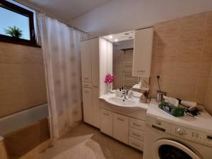 A bathroom at Central business apartment - FREE PARKING