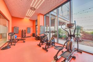 Fitness centrum a/nebo fitness zařízení v ubytování Home and CoLiving Pamplona
