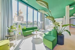 Posezení v ubytování Home and CoLiving Pamplona